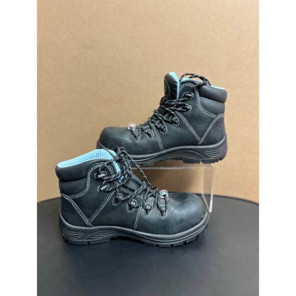 Avenger Work Boots Womens Framer‎ Lace Weatherproof Black 7127 - Picture 6 of 7